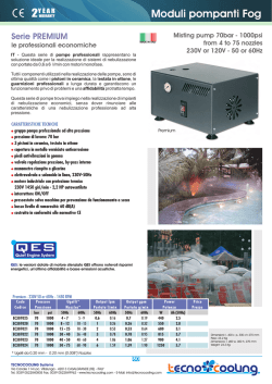 Moduli pompanti Fog