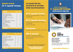 F. Laparelli Foiano - Istituto Superiore Signorelli Cortona