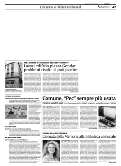 Palma di Montechiaro Iniziative del Liceo Scientifico