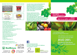 2014 Saatgutfest Faltblatt.cdr - S&uuml;dtiroler B&auml;uerinnenorganisation