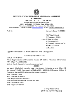 leggi tutto - Benvenuto nel sito dell`ISISS "G. Marconi" di Vairano Scalo