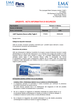 LMA&reg; Supreme - Ministero della Salute