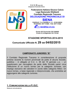 Scarica - Figc - Comitato Regionale Toscana