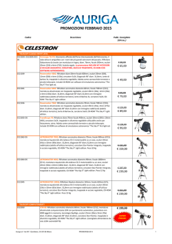 PROMOZIONI FEBBRAIO 2015