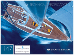 TECHNICAL SPECIFICATIONS - Yachting Partners Malta