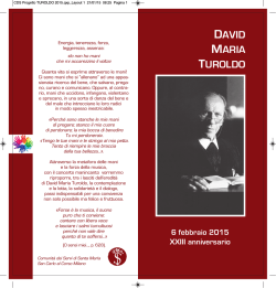 Il pieghevole - Chiesa di Milano