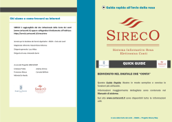 QUICK GUIDE - Corte dei conti