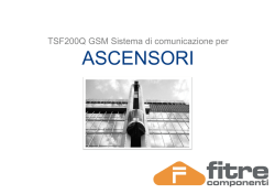 Catalogo Teleallarme TSF200Q