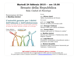 Scarica l`invito alla Conferenza Stampa