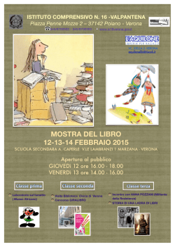 Mostra libro Caperle 2015 - IC 16 Valpantena