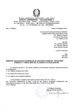 Commissione elettorale RSU