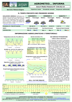 AGROMETEO&hellip; INFORMA