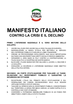 MANIFESTO 8 feb 15