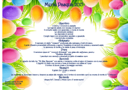 Men&ugrave;Pasqua 2015 - Antica Stazione Ferroviaria
