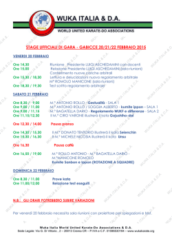 programma stage - wuka italia & da
