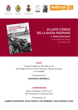 ATLANTE STORICO DELLA BASSA PADOVANA