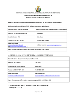 bando - Regione Calabria