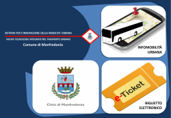 Sistema di Bigliettazione elettronica - Progetto - E