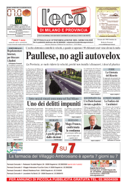 Uno dei delitti impuniti - ecodimilanoeprovincia.it