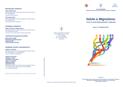 Scarica il Programma del XIII Convegno dell`Italian NFP [PDF