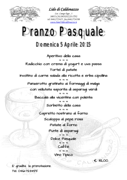 Pranzo Pasquale 2015
