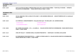 calendario generale partite