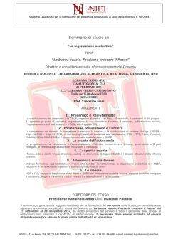 Seminario di studio su Prof. Vincenzo Isaia