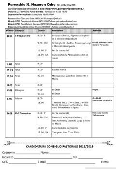 Parrocchia SS. Nazaro e Celso tel. 0332