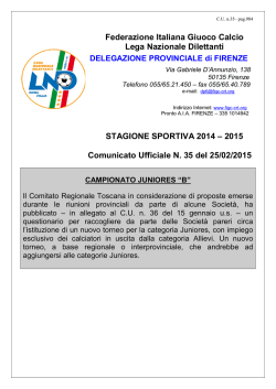 Scarica - Figc - Comitato Regionale Toscana