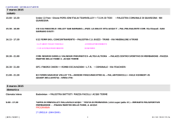 CALENDARIO GENERALE PARTITE (aggiornato il 27/02)