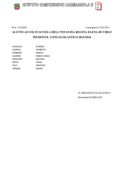 Scuola dell`Infanzia "Regina Elena" Virle P.te