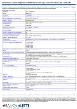 Protezione 100%- Cedola 4,30%- 15/02/2019