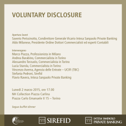 Voluntary - Ordine dei Dottori Commercialisti e degli Esperti