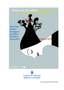 Donne tra gli scaffali - Biblioteca Comunale di Selargius
