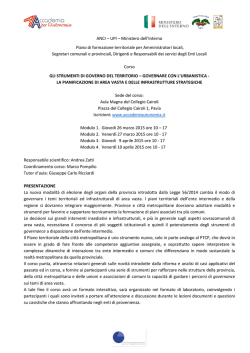 Scarica il programma - Accademia per l`autonomia