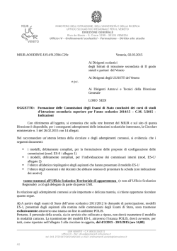 Nota dg del 2 marzo 2015 pdf - Ufficio Scolastico Regionale per il