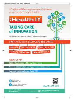 TAKING CARE of INNOVATION