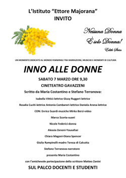 INNO ALLE DONNE - IISS Ettore Majorana