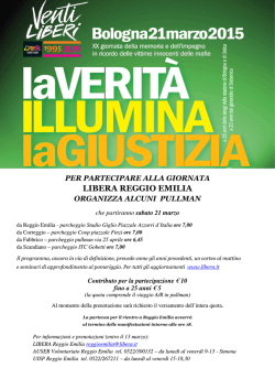 Manifestazione Libera- Bologna