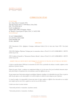 CURRICULUM VITAE