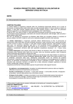 Progetto Ti prendo per mano 2015_Milano