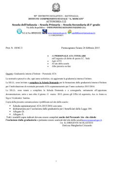 circolare x ata 2015