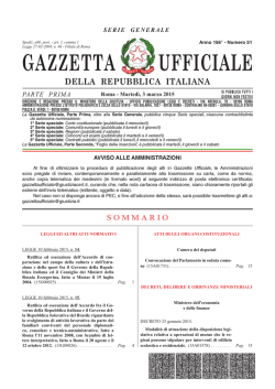 PDF - Gazzetta Ufficiale