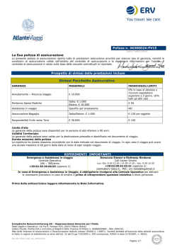Assicurazione viaggio