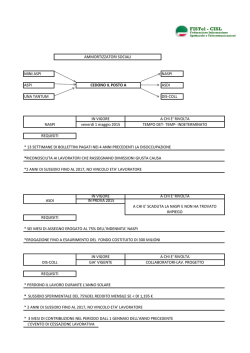 mini aspi naspi aspi asdi una tantum dis-coll * sei mesi di