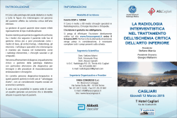 La RadIoLogIa InteRventIstIca neL tRattamento