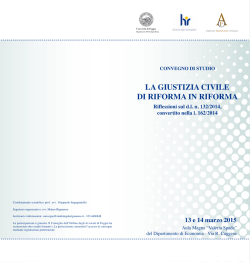 Brochure - Universit&agrave; degli Studi di Foggia