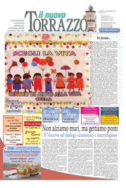 31/01/2015 - Il Nuovo Torrazzo