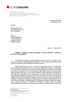 Lettera di diffida