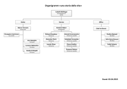 Organigramm &laquo;una storia della vita&raquo;